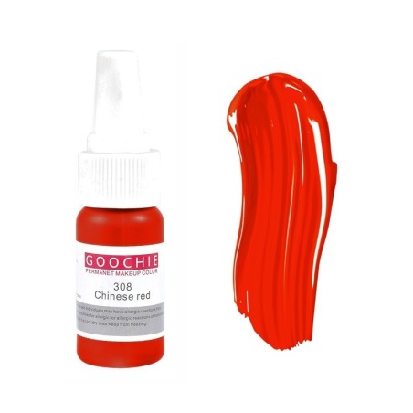 Chinese Red 308 Goochie Micropigment Liquid