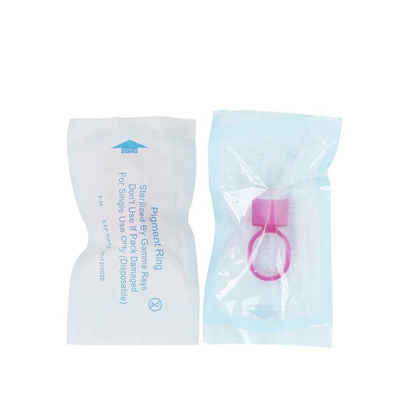 Pierścionek na kubeczek 12mm - różowy