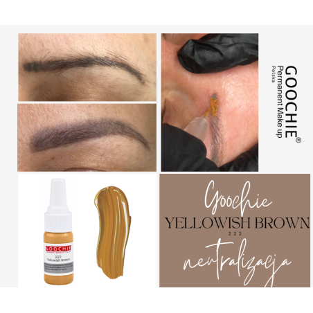 Yellowish Brown 222 Goochie Micropigment Liquid