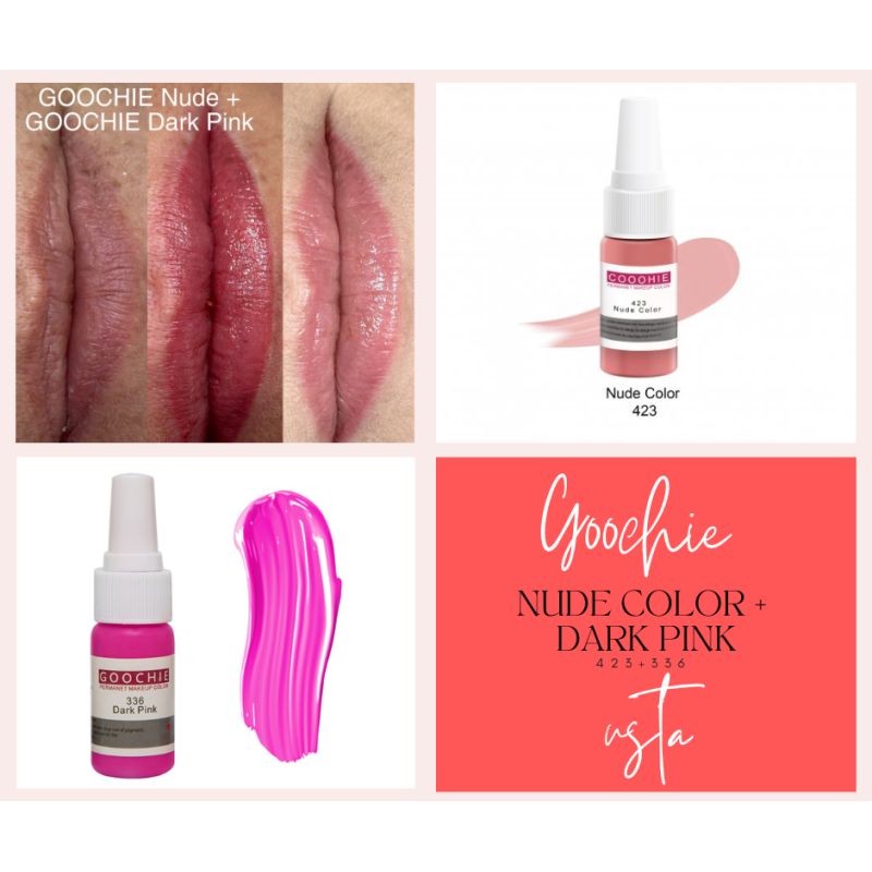 Dark Pink 336 Goochie Micropigment Liquid