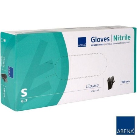 Rękawiczki nitrylowe Abena Black 100szt. rozmiar S