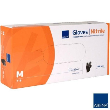 Rękawiczki nitrylowe Abena Black 100szt. rozmiar M