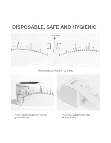 Miarki samoprzylepne Goochie 50szt.