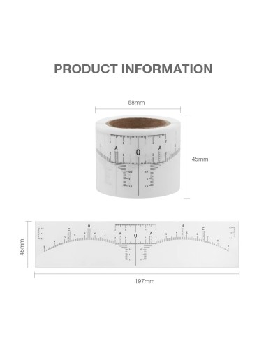 Miarki samoprzylepne Goochie 50szt.