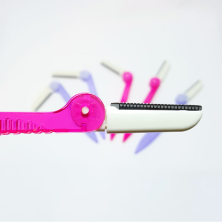 Miarka do brwi z wcięciem